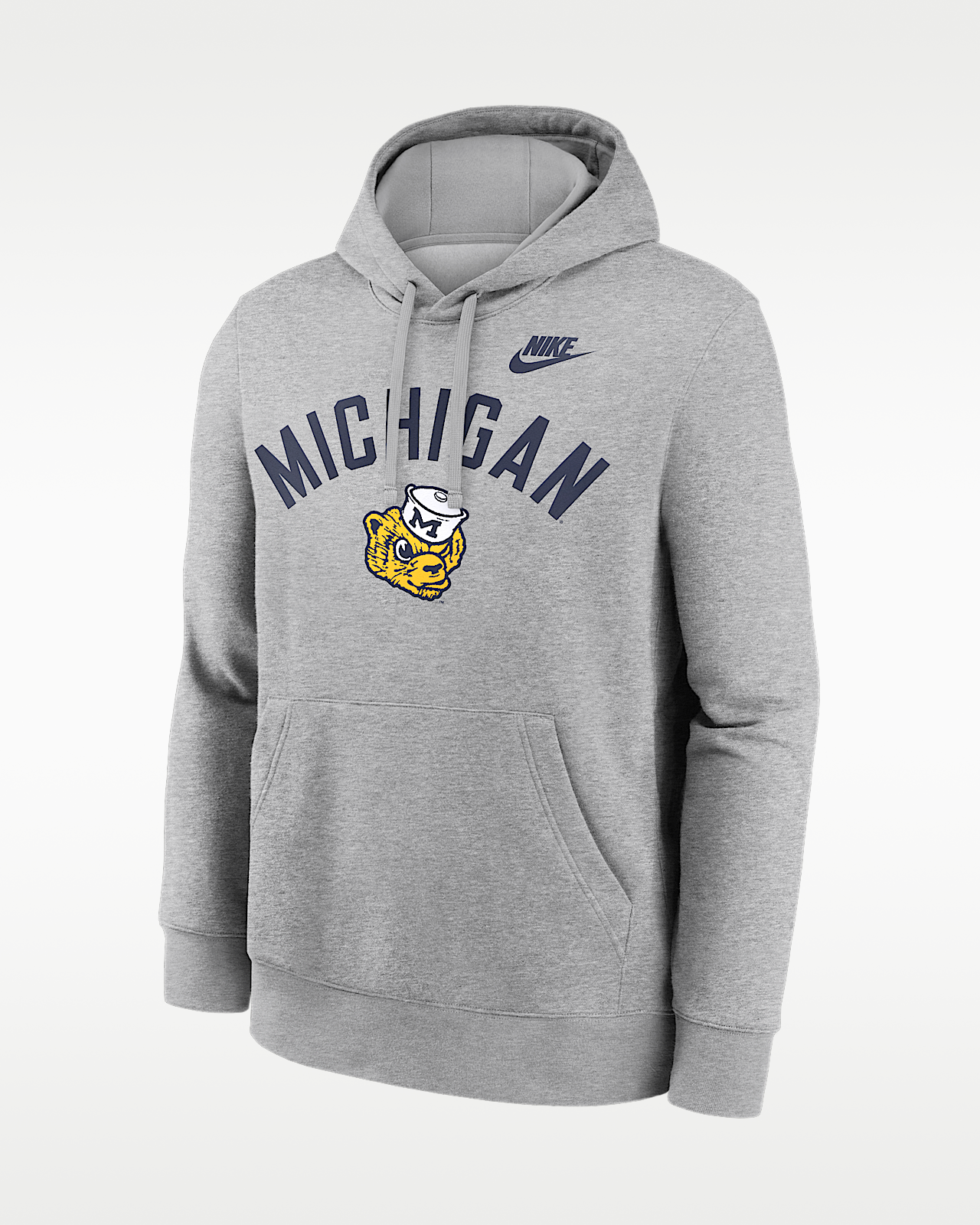 Мужское худи Michigan Legacy Arch Club Nike College Pullover Hoodie