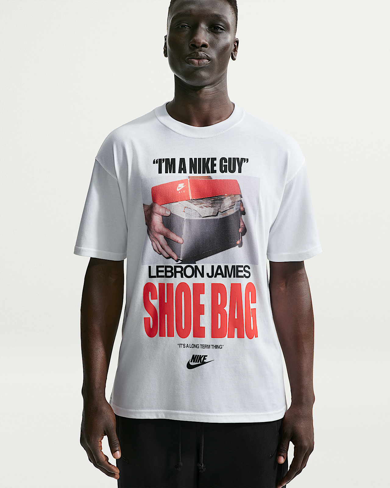 Мужская футболка LeBron "Shoe Bag" Nike Basketball для баскетбола