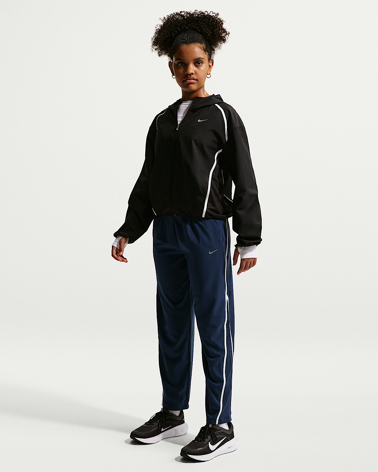 Детские  Nike Tempo Big Kids' (Girls') Dri-FIT Mid-Rise 7/8-Length Pants
