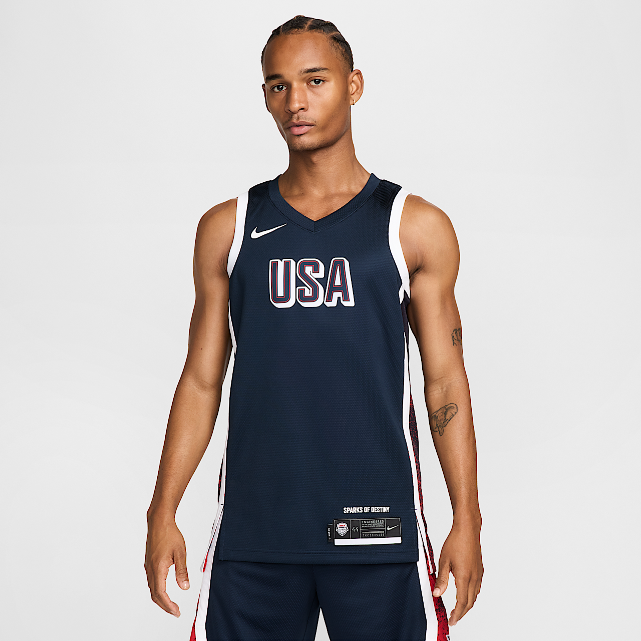 Nike  sneaker Obsidian/Wit