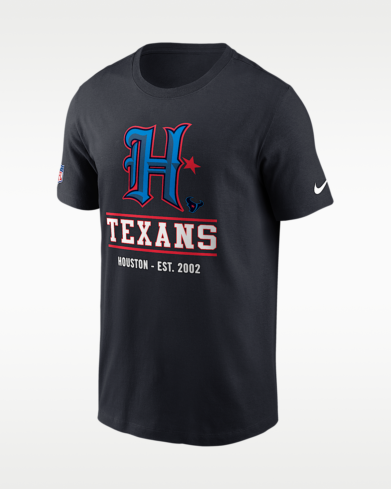 Мужская футболка Houston Texans Essential Nike Dri-FIT NFL Long-Sleeve
