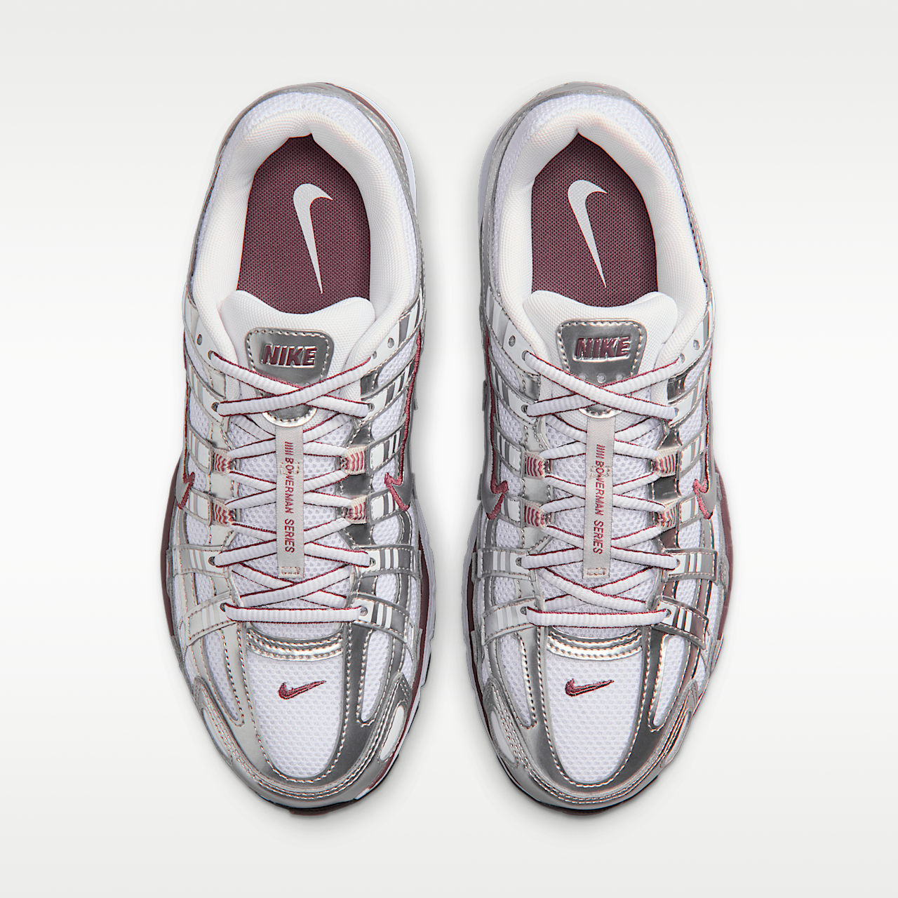 Nike P-6000 sneaker Wit/Metallic Silver/Zwart/Tattoo