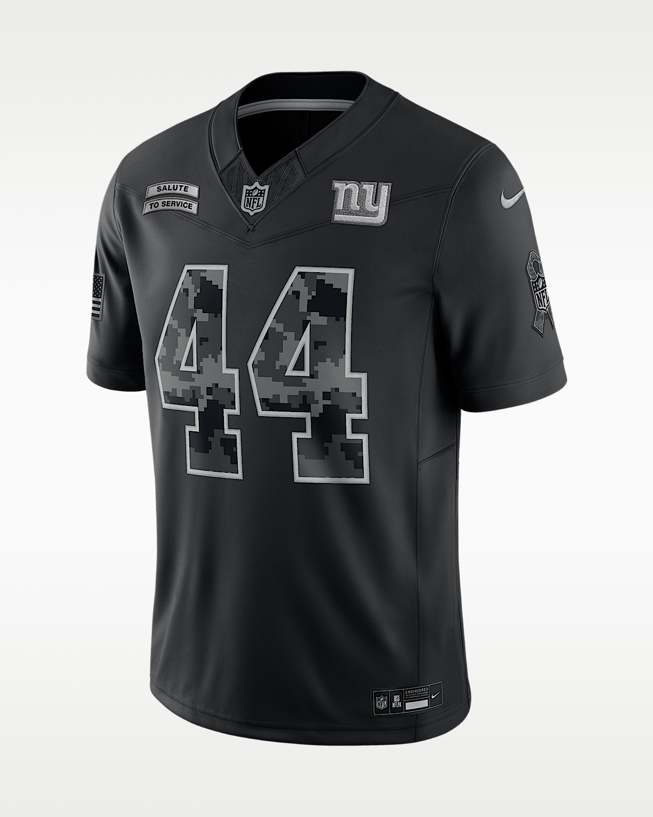 Мужские джерси Cam Skattebo New York Giants Salute to Service Nike Dri-FIT NFL Limited Jersey