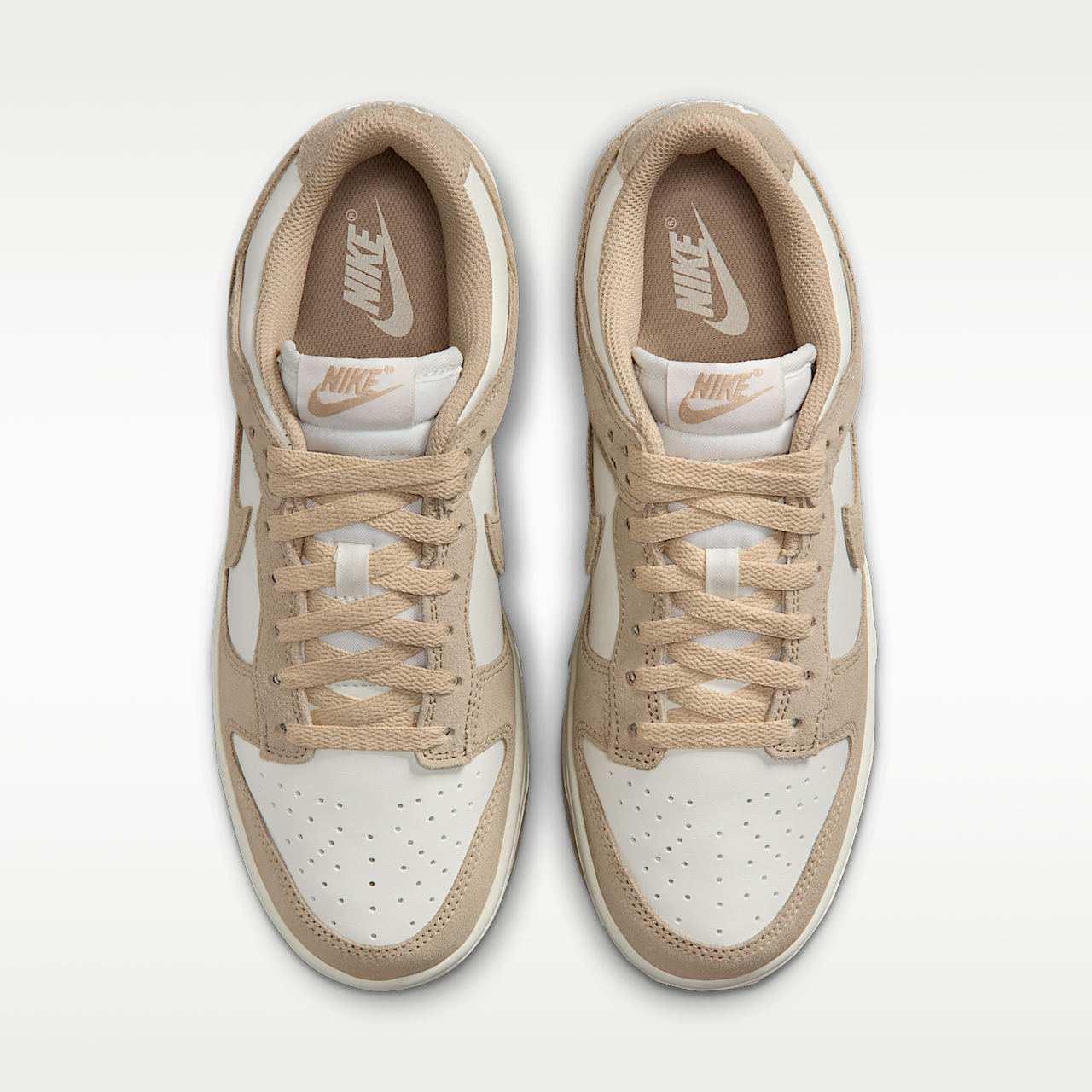 Nike Dunk Low sneaker Sail/Wit/Metallic Gold/Linen