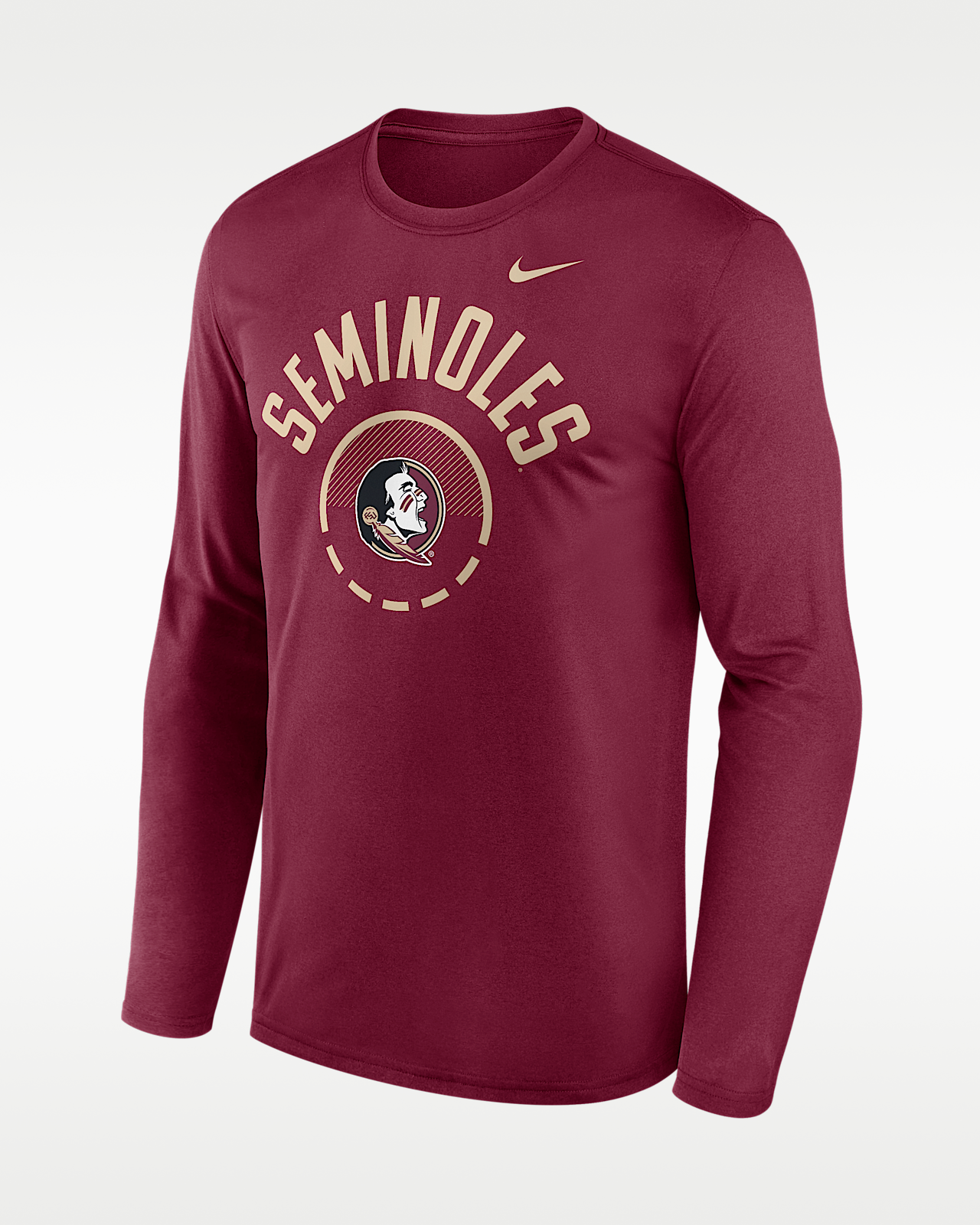 Мужская футболка Florida State Courtside Nike Dri-FIT College Long-Sleeve