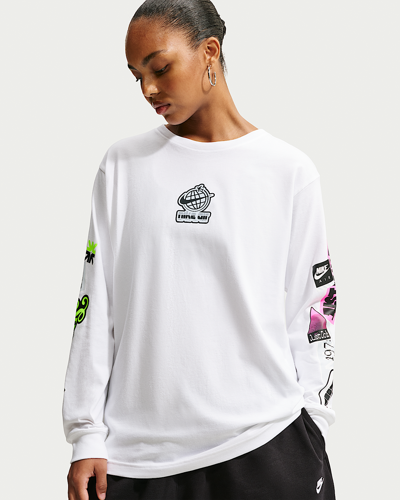 Женская футболка Nike Sportswear Classic Oversized Long-Sleeve