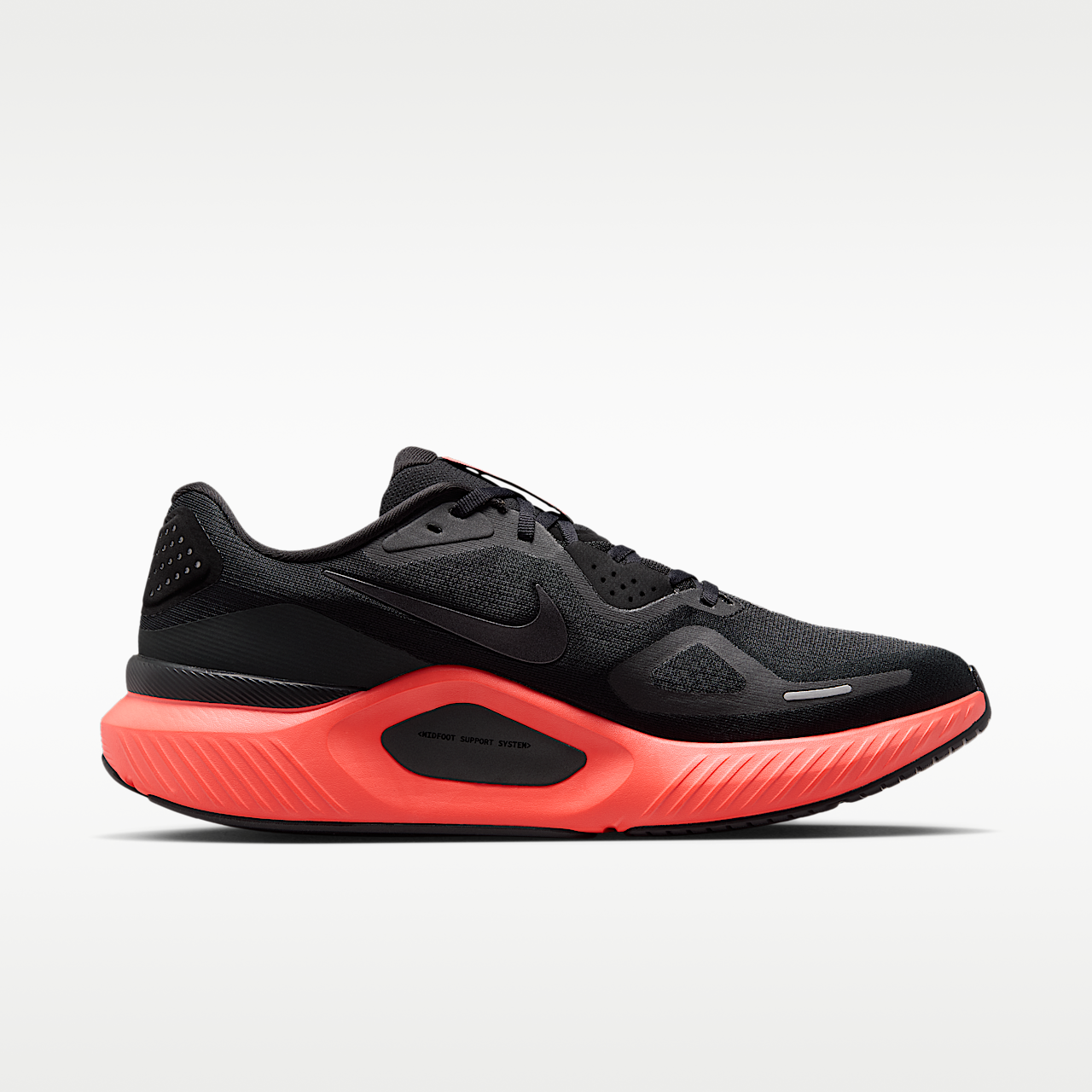 Nike  sneaker Zwart/Bright Crimson/Dark Smoke Grey/Metallic Dark Grey