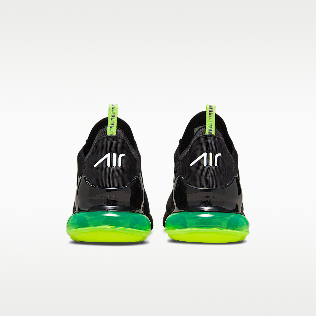 Nike Air max 270 sneaker Zwart/Volt/Reflect Silver/Wit