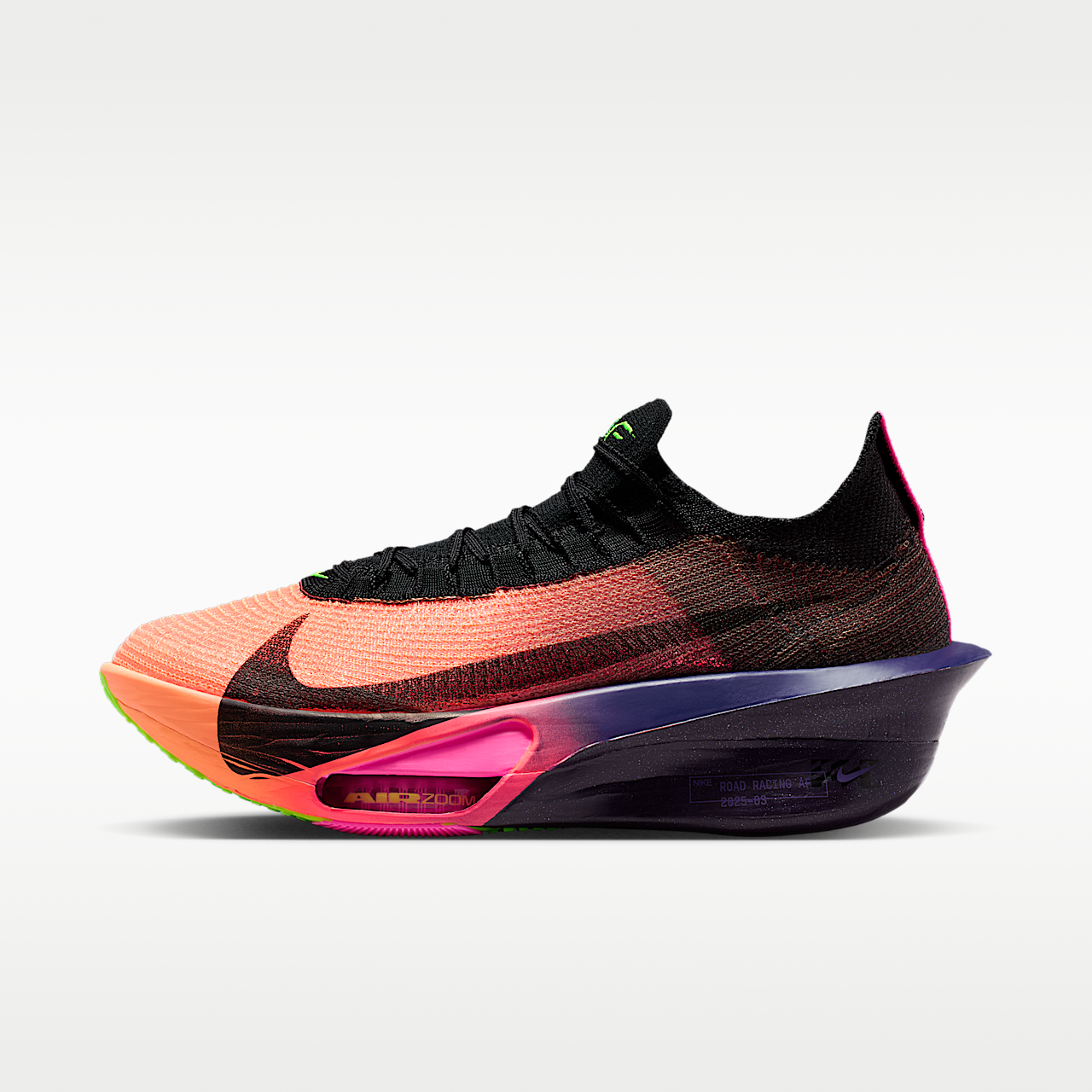 Nike  sneaker Orange Pulse/Purple Dynasty/Electric Green/Zwart