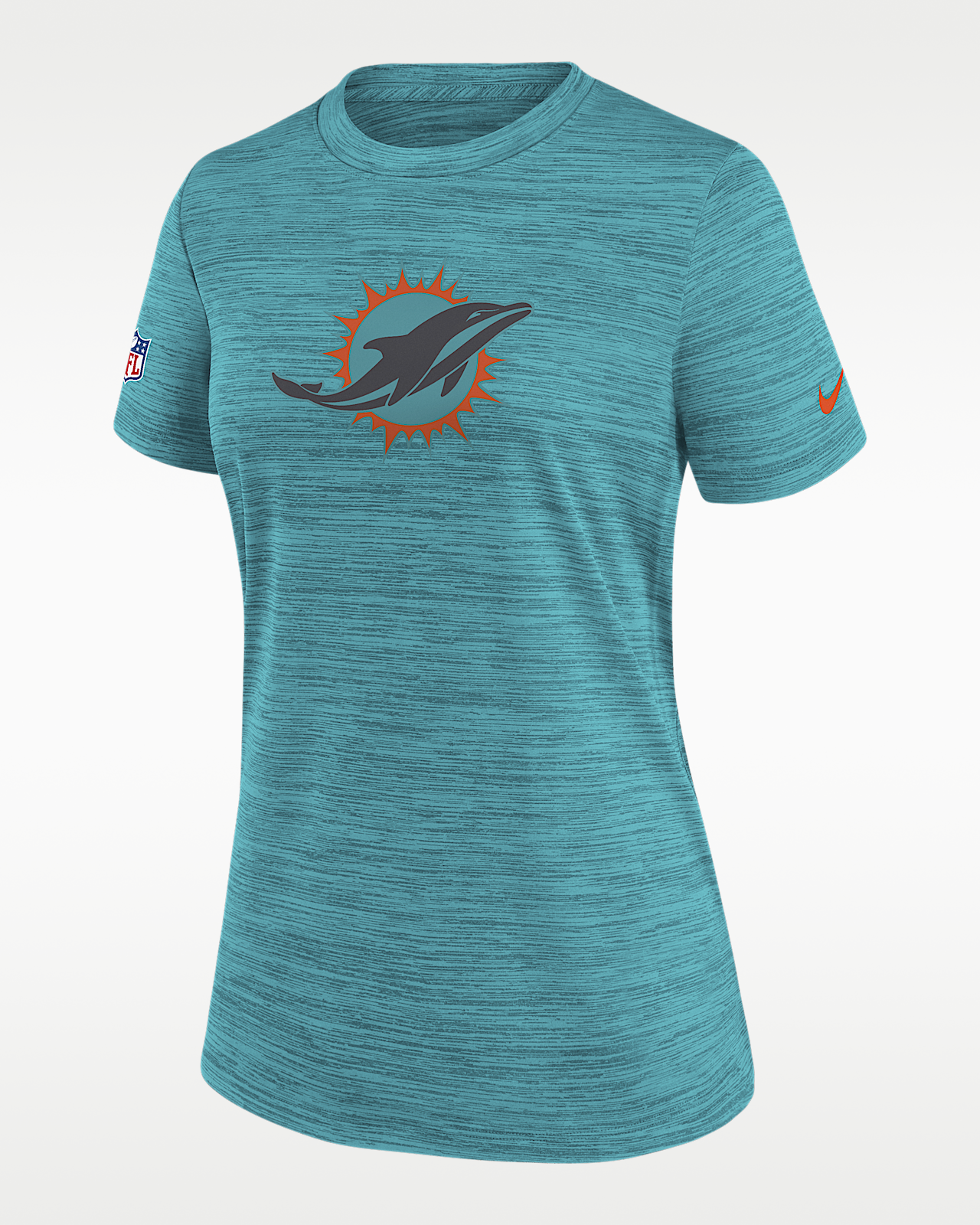 Женская футболка Miami Dolphins Rivalries Collection Sideline Velocity Nike Dri-FIT NFL