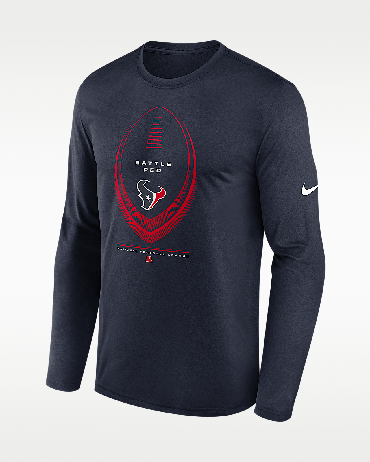 Мужская футболка Houston Texans Legend Icon Nike Dri-FIT NFL Long-Sleeve