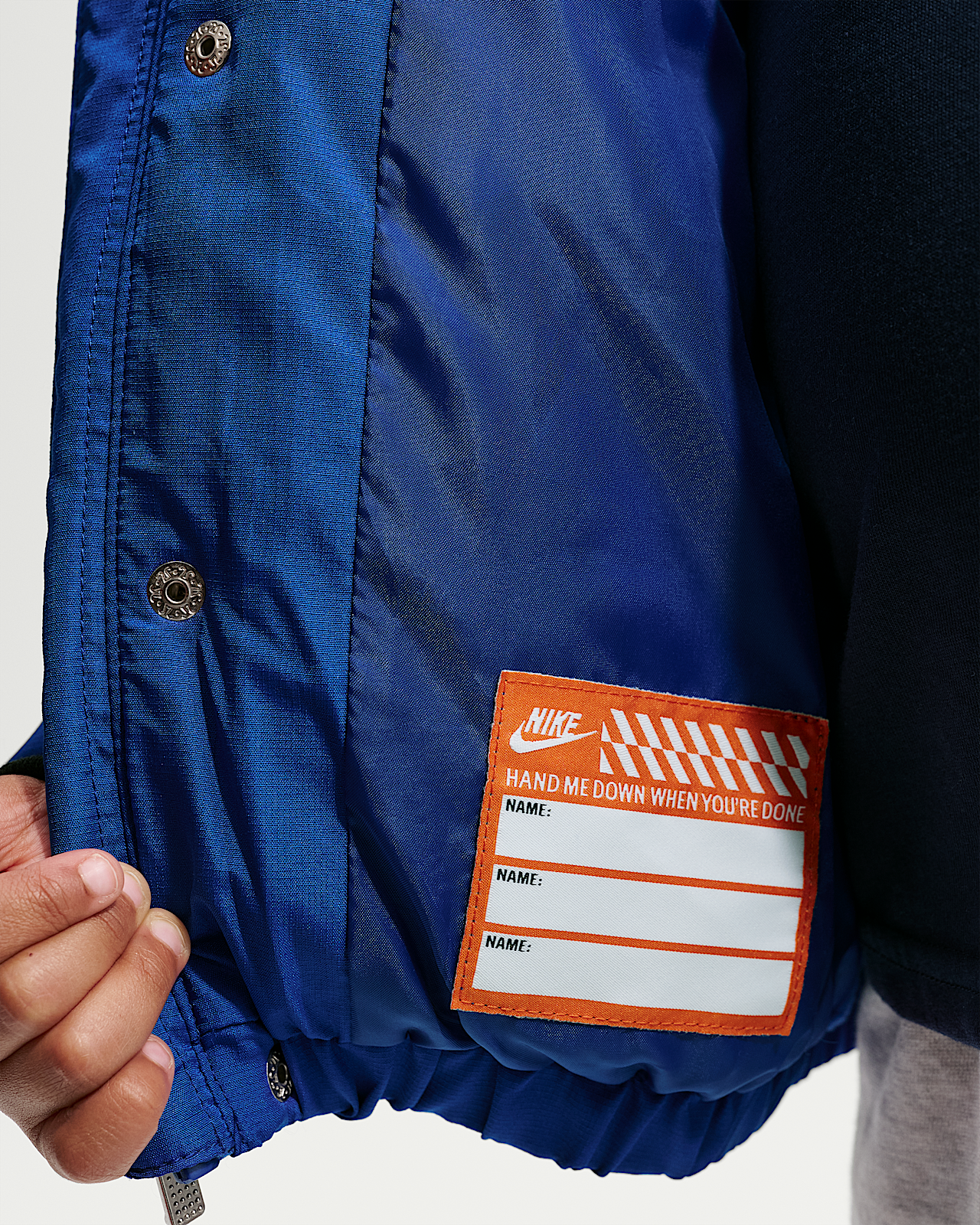 Детская куртка Nike Toddler Jacquard Logo Mixed Media Puffer