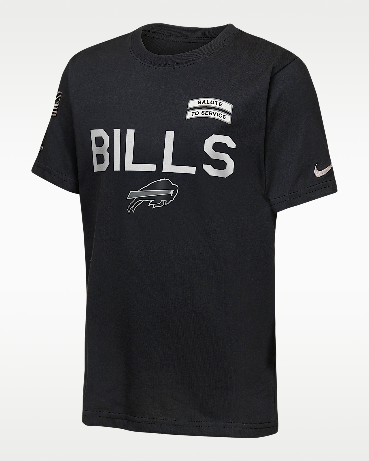 Детская футболка Buffalo Bills Salute to Service Sideline Big Kids' Nike Dri-FIT NFL