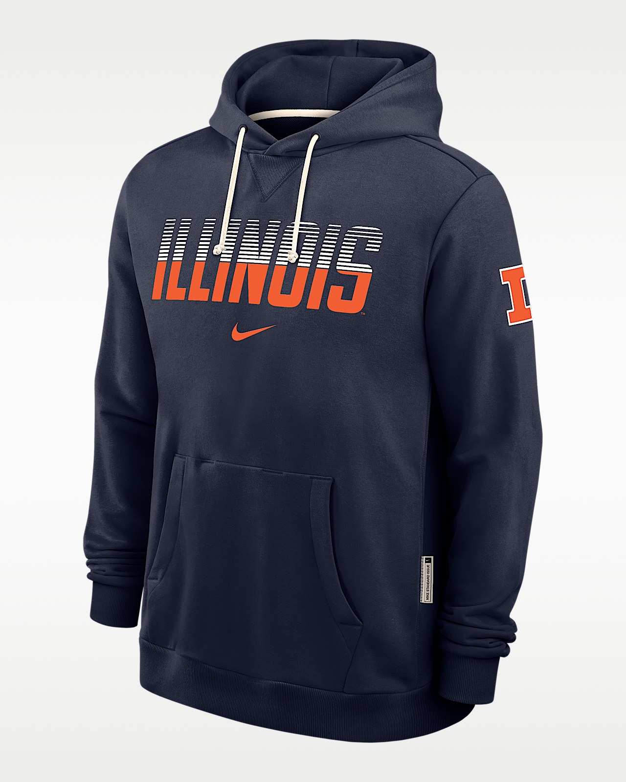 Мужское худи Illinois Sideline Nike Dri-FIT Pullover Hoodie