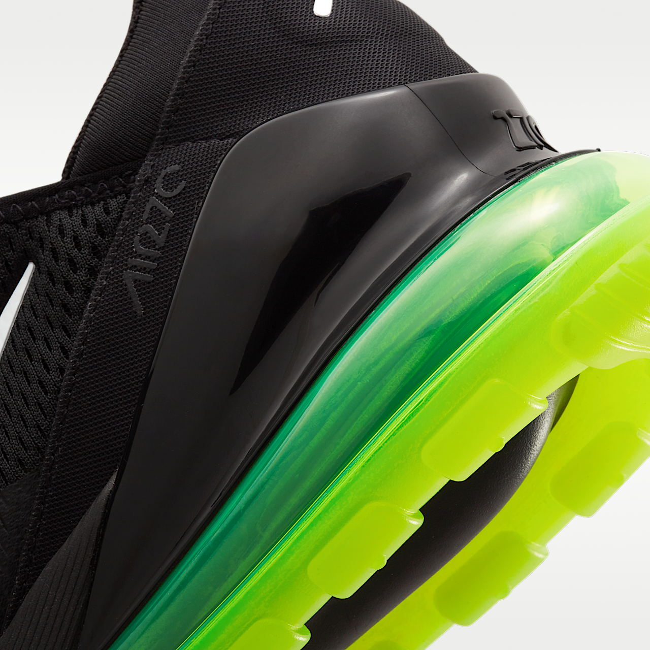 Nike Air max 270 sneaker Zwart/Volt/Reflect Silver/Wit