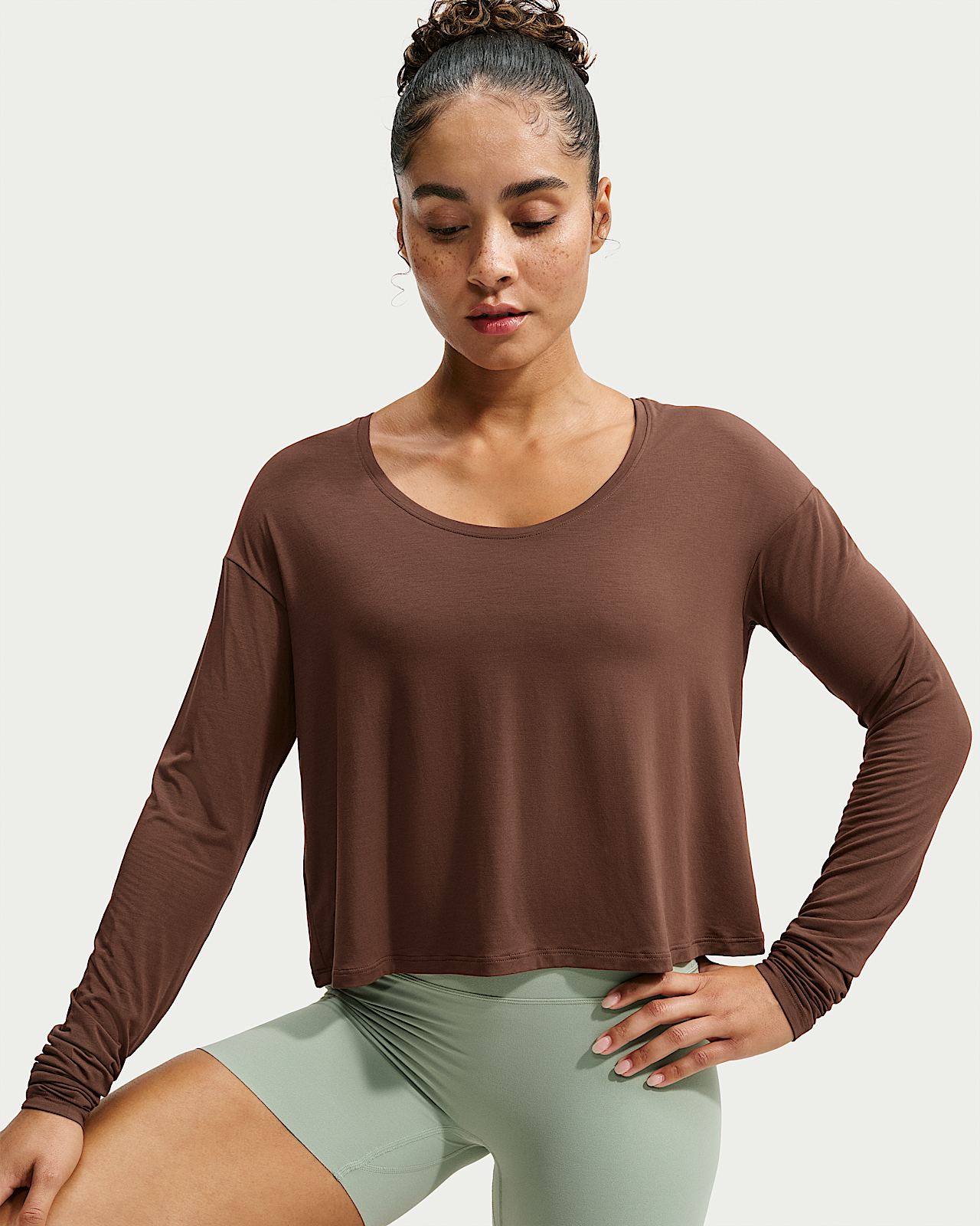 Женские  Nike Zenvy Dri-FIT Long-Sleeve Top