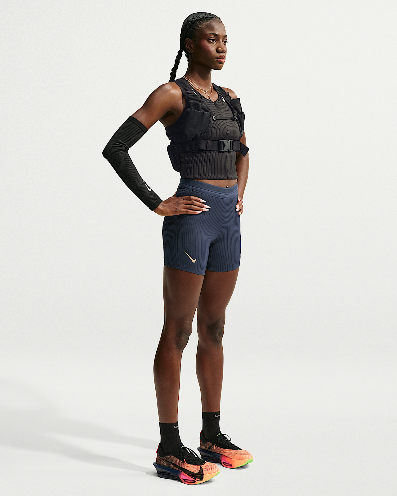 Женские тайтсы Nike AeroSwift Dri-FIT ADV Tight Shorts для бега