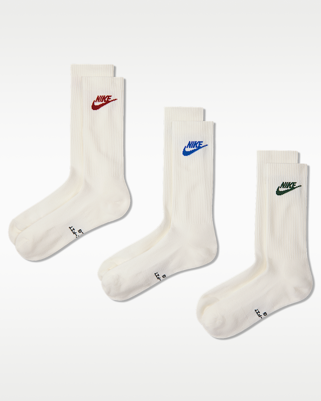 Unisex носки Nike Everyday Elevated Crew Socks (3 Pairs)