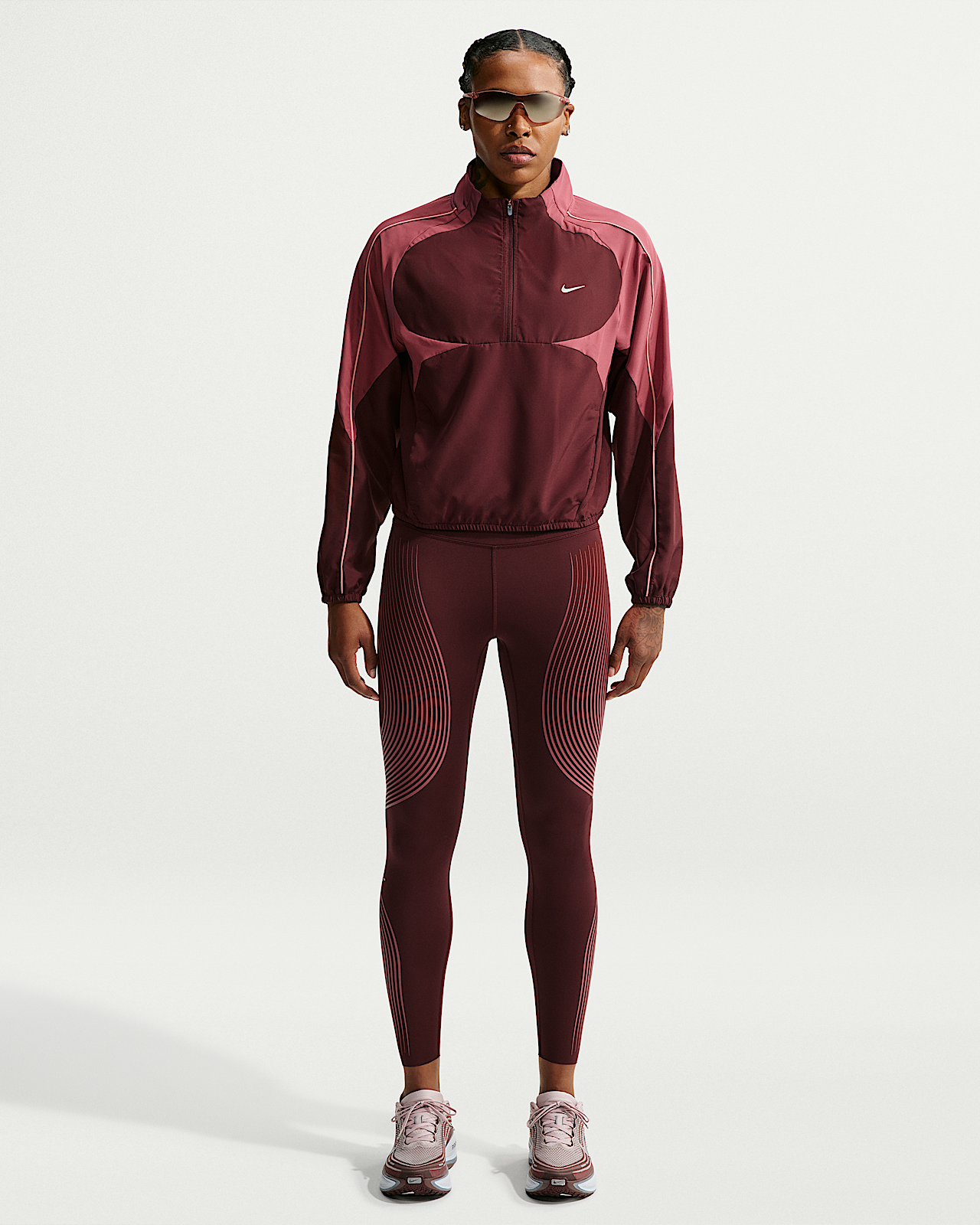 Женские тайтсы Nike Swift Flash High-Waisted Full-Length Leggings для бега