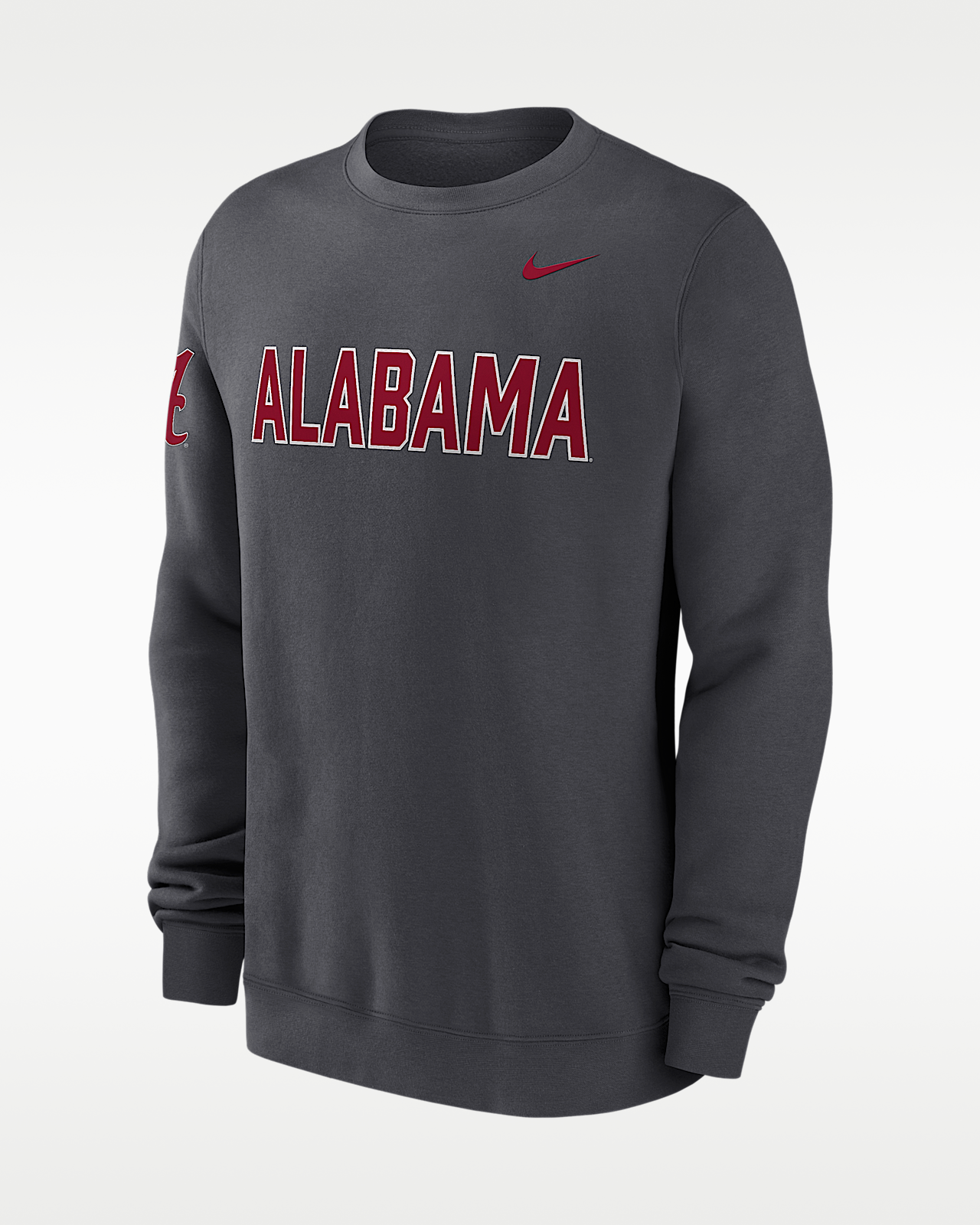 Мужские  Alabama Sideline Club Nike College Pullover Crew