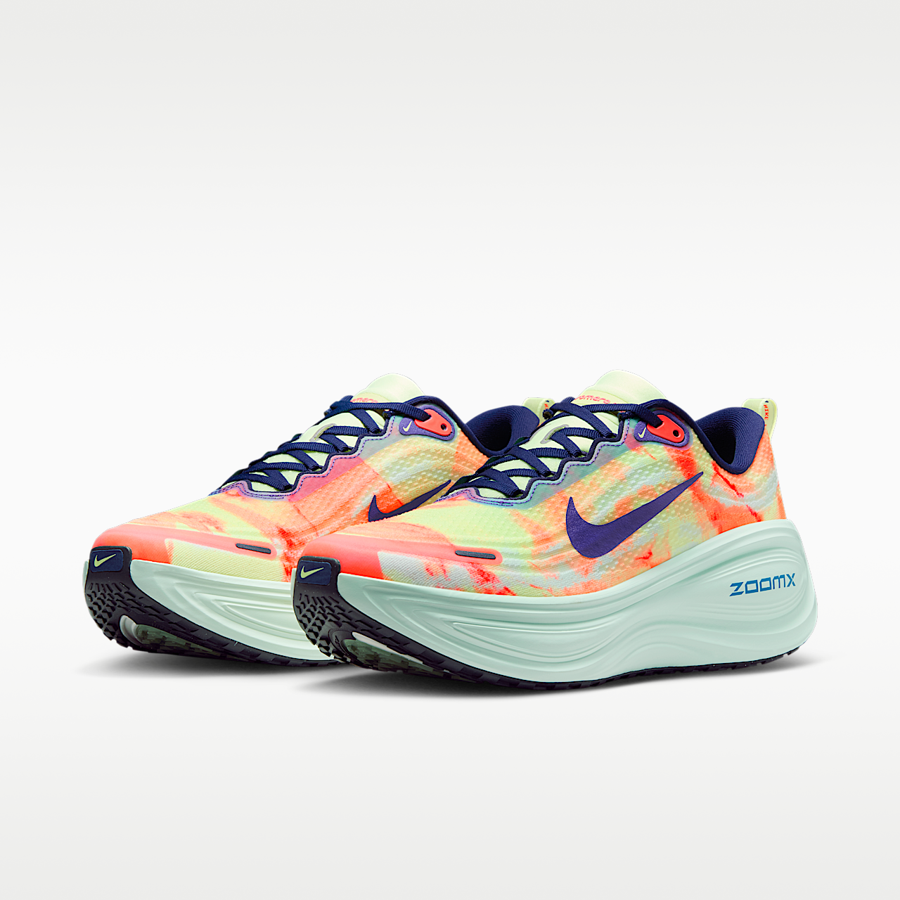 Nike Vomero sneaker Barely Volt/Hot Lava/Blue Void/Indigo Burst