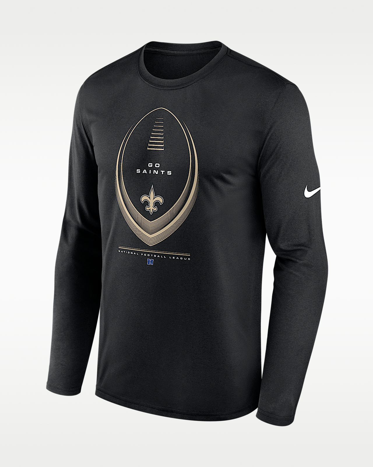 Мужская футболка New Orleans Saints Legend Icon Nike Dri-FIT NFL Long-Sleeve