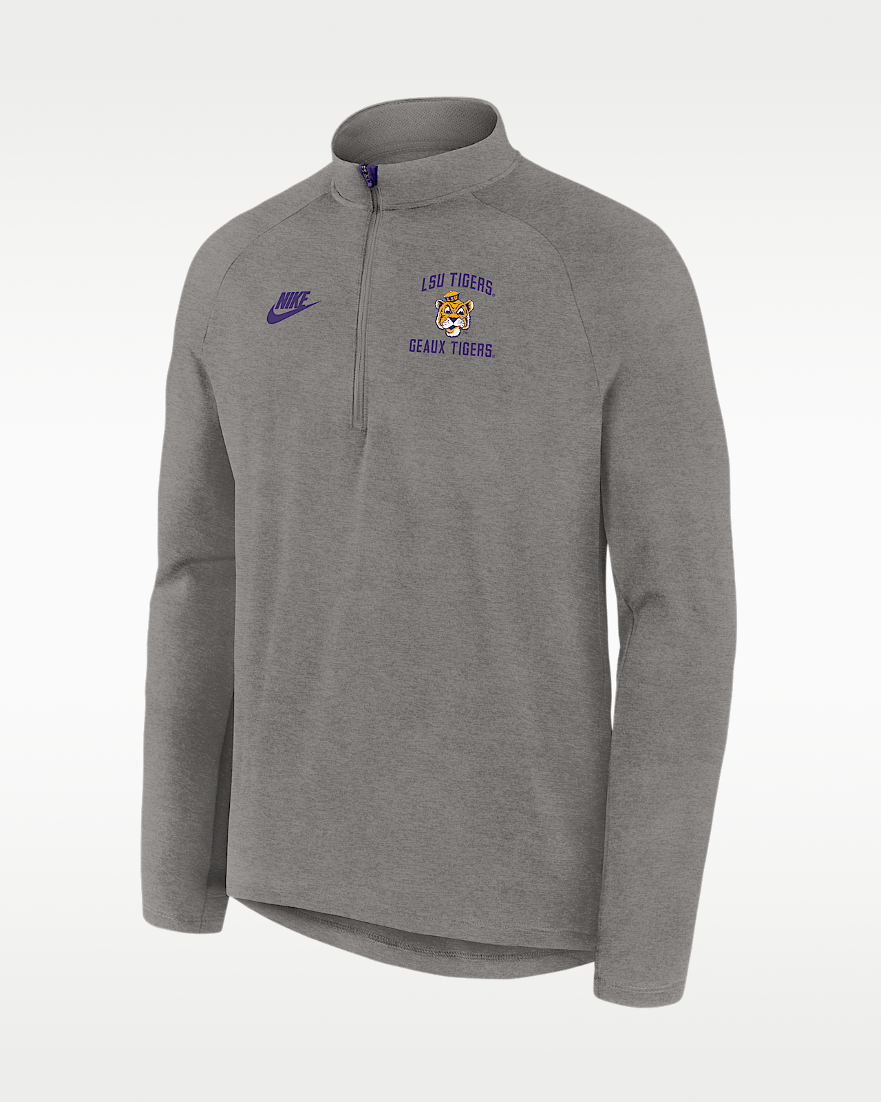 Мужские  LSU Legacy Nike Dri-FIT College Half-Zip Top