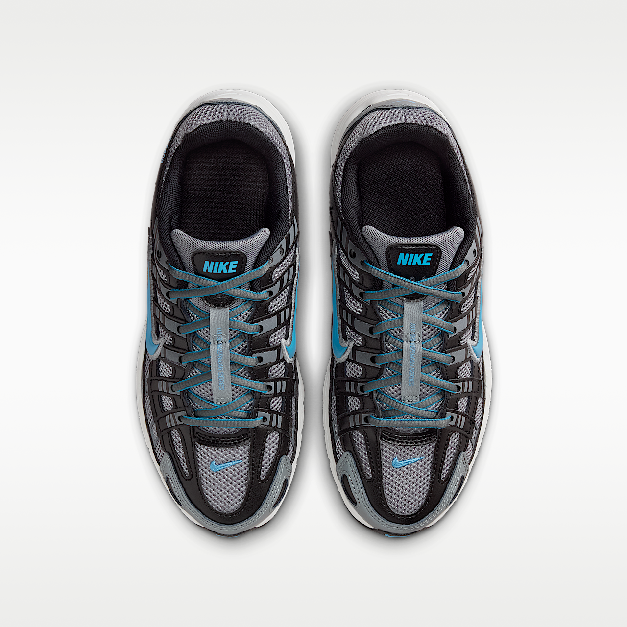 Nike P-6000 sneaker Smoke Grey/Zwart/Platinum Tint/Dutch Blue