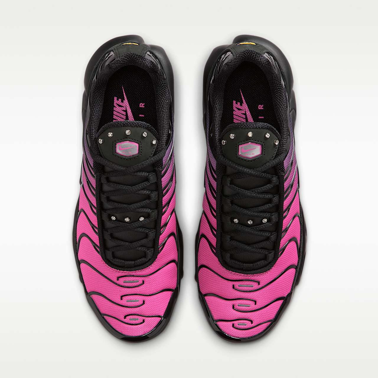 Nike Air Max Plus sneaker Zwart/Metallic Silver/Peony
