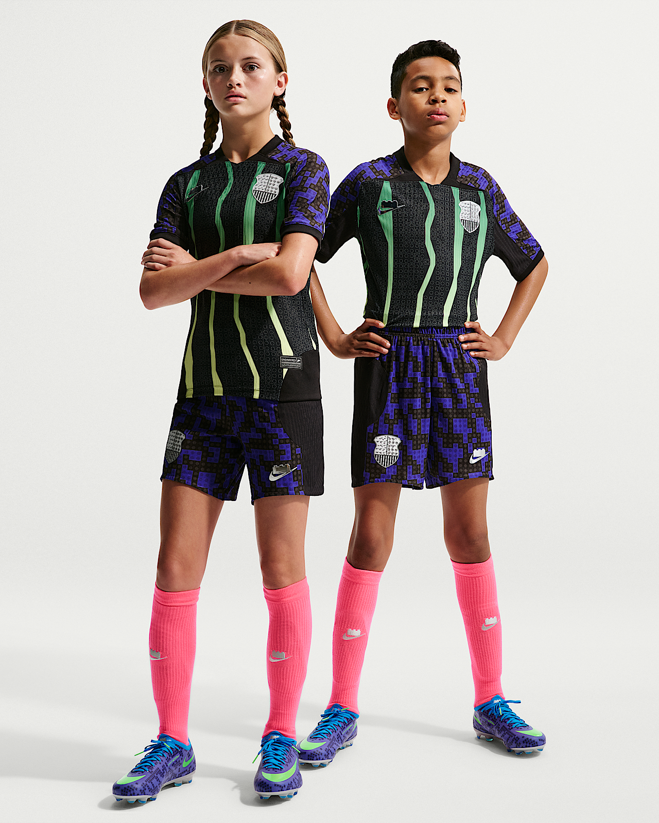Детские шорты Nike x LEGO® Collection Big Kids' Aero-FIT Soccer Shorts