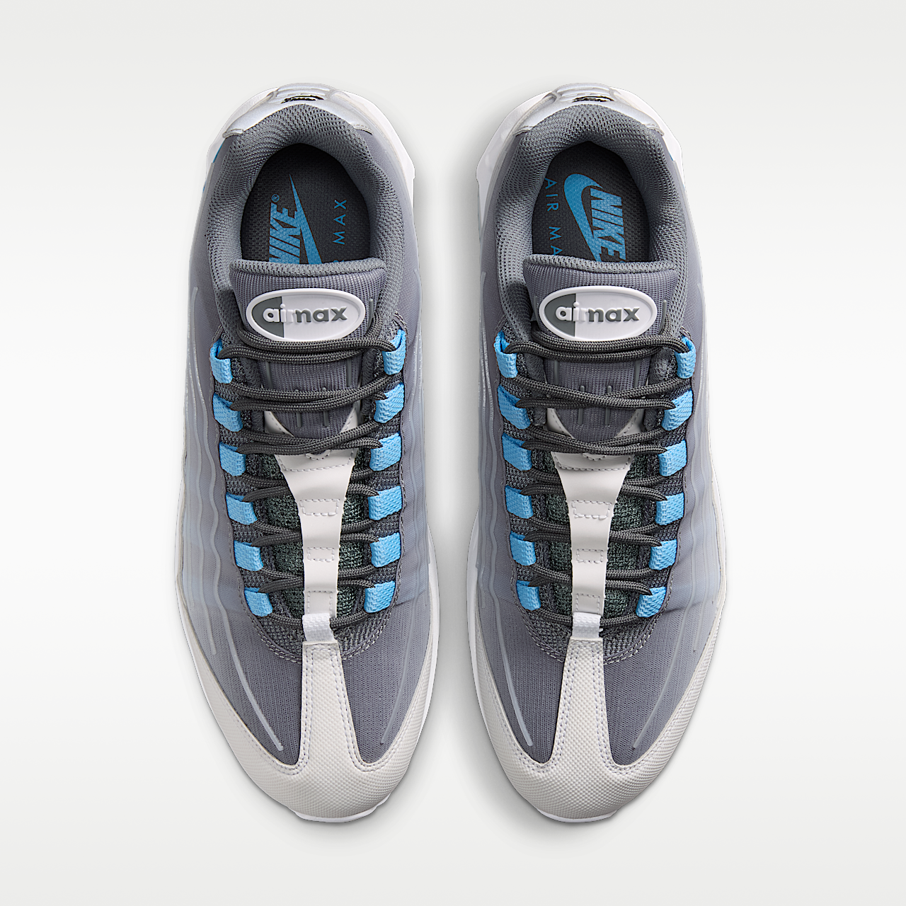 Nike Air Max sneaker Smoke Grey/Wit/Zwart/Football Blue