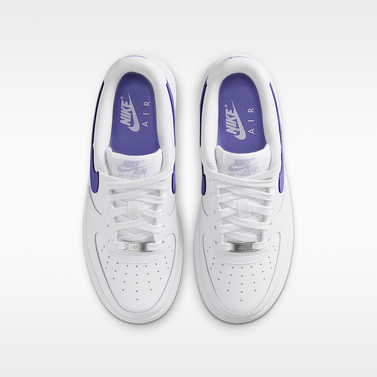 Nike Air Force 1 sneaker Wit/Wit/Light Thistle