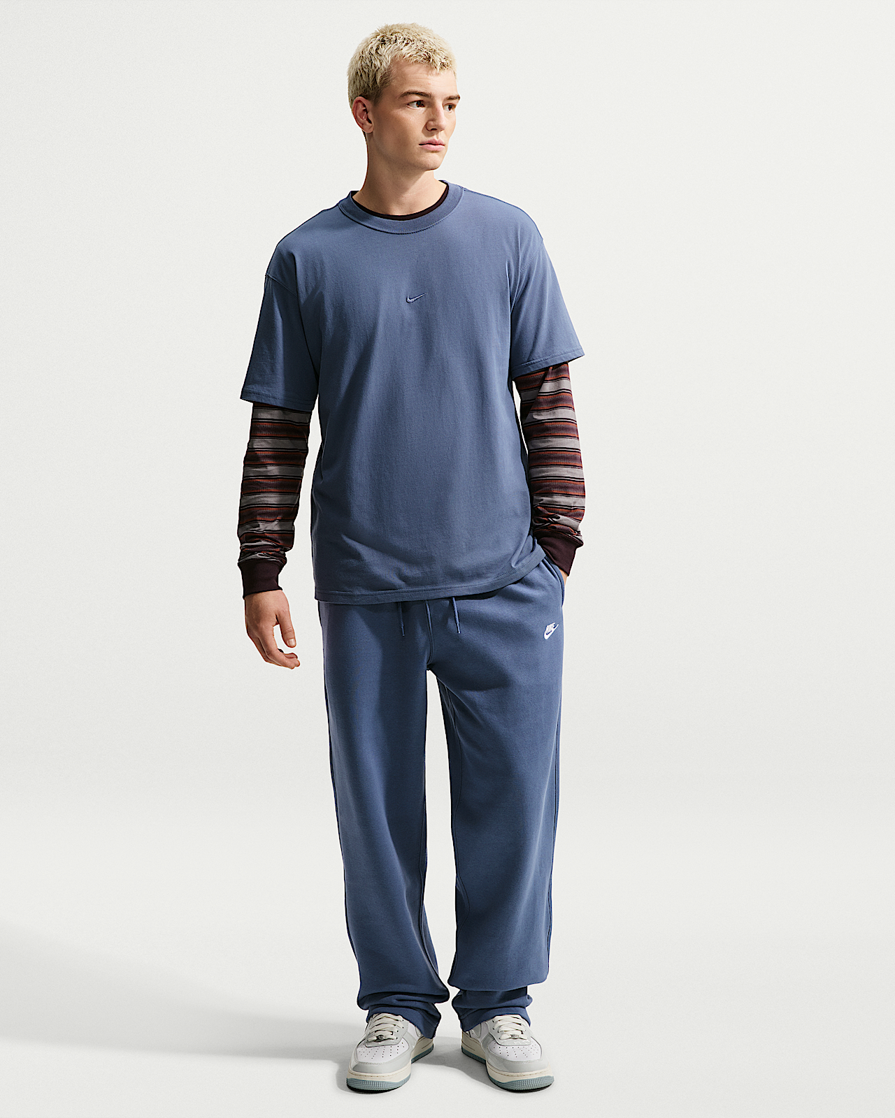 Мужские  Nike Club Open-Hem Fleece Pants