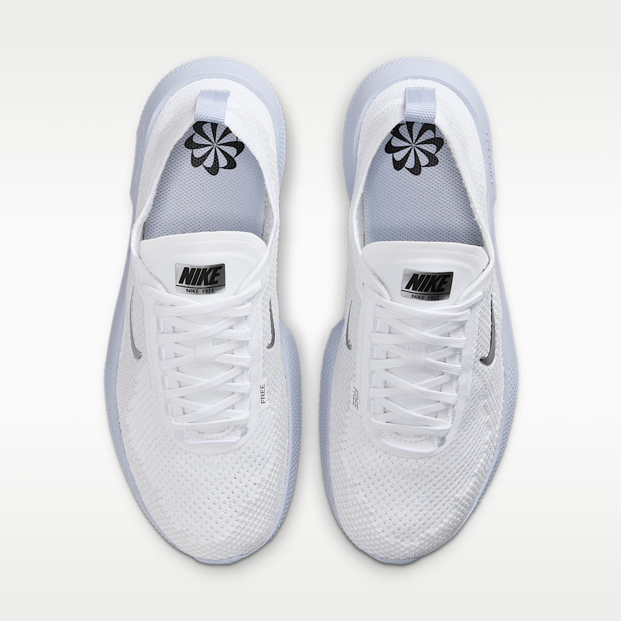 Nike Free sneaker Wit/Ghost/Metallic Silver