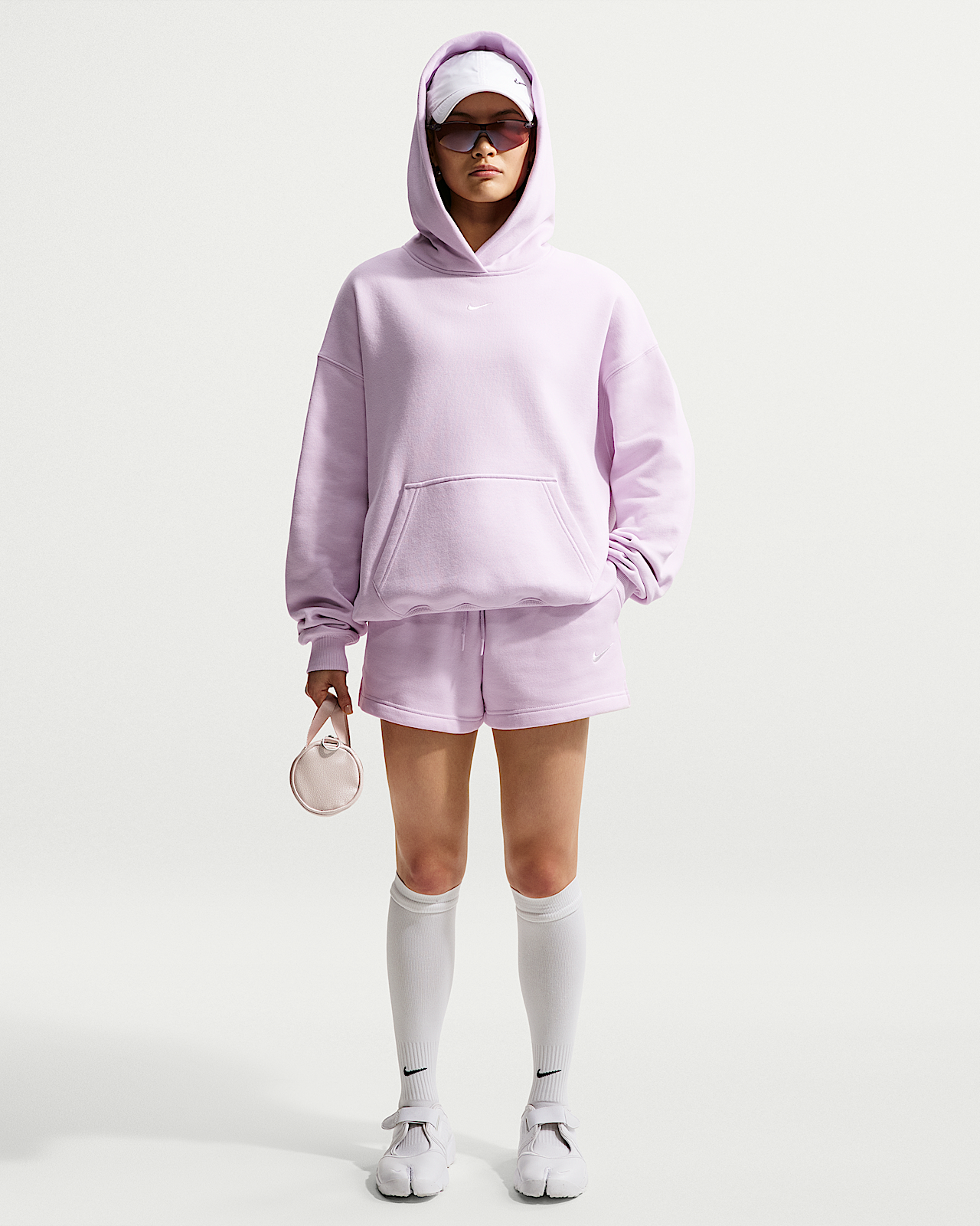 Женские шорты Nike Studio Fleece Medium Weight Mid-Rise Shorts