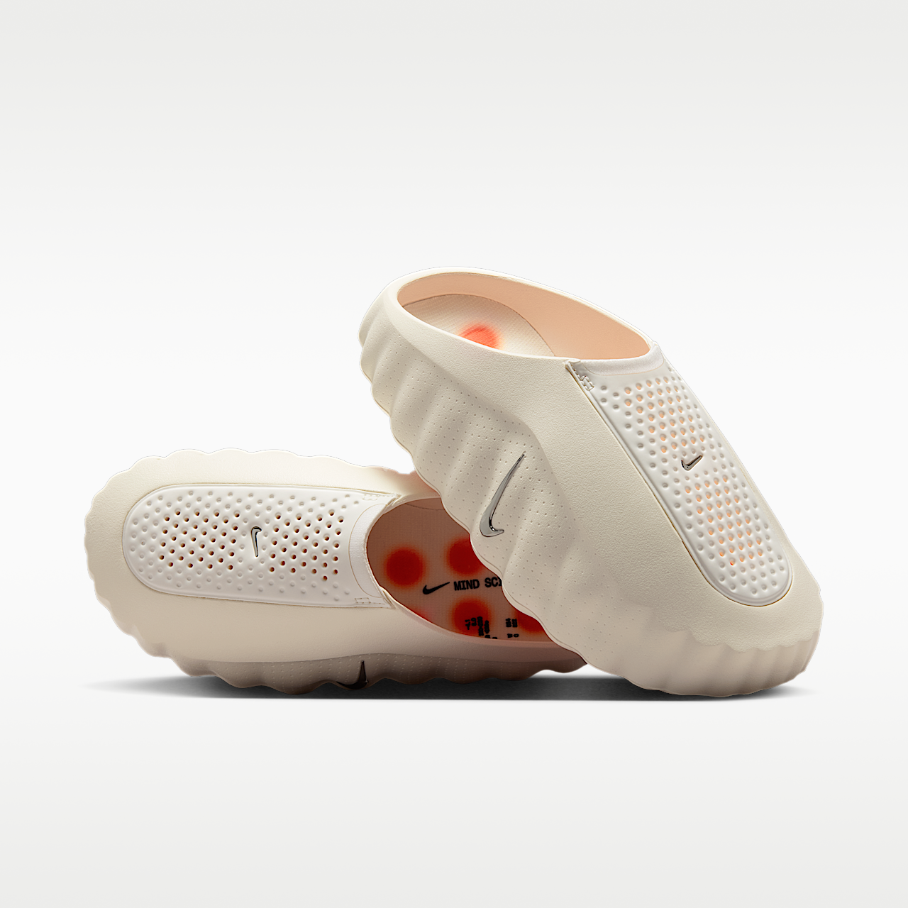 Nike  sneaker Sail/Hyper Crimson/Zwart/Chrome