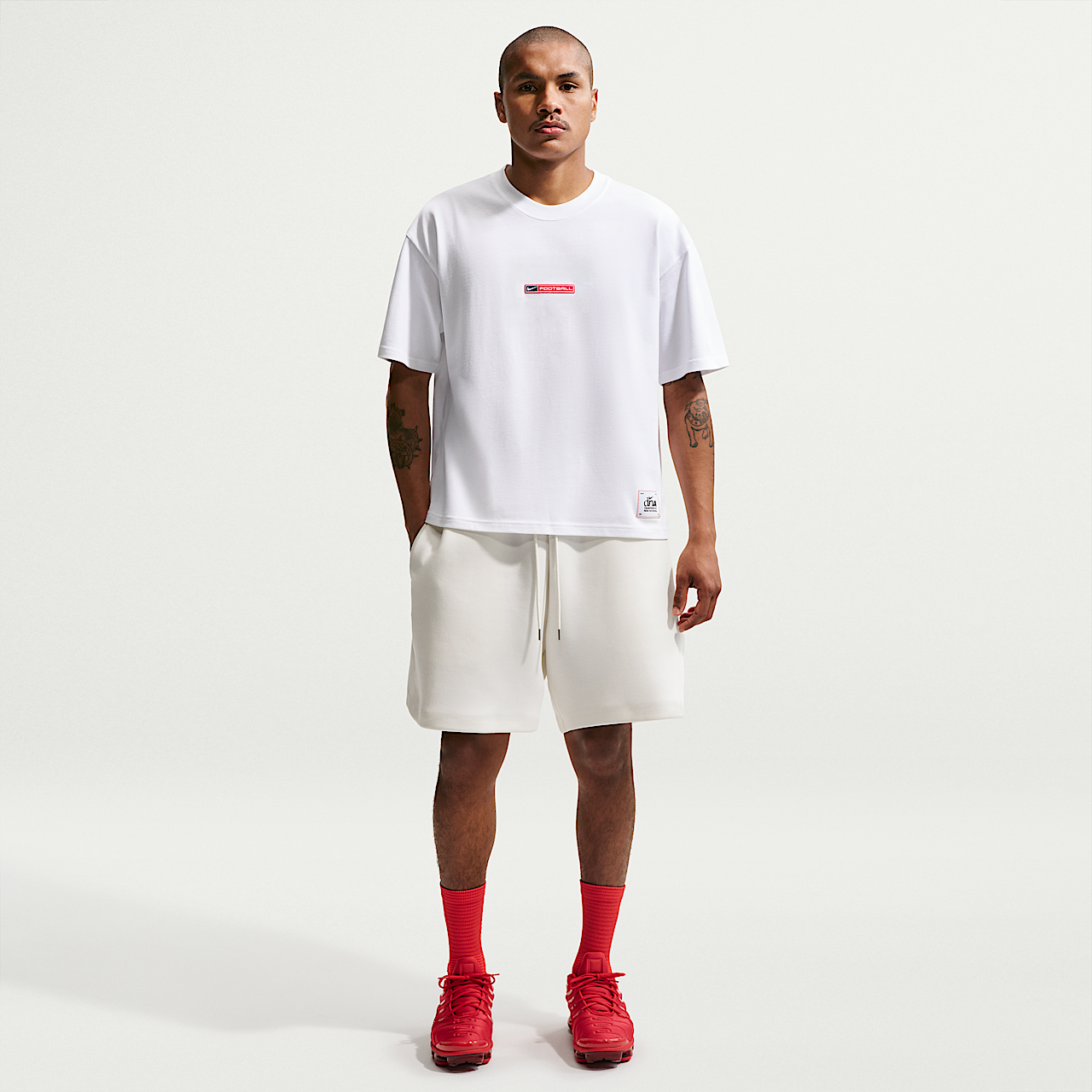 Nike  sneaker Wit/University Red/Navy