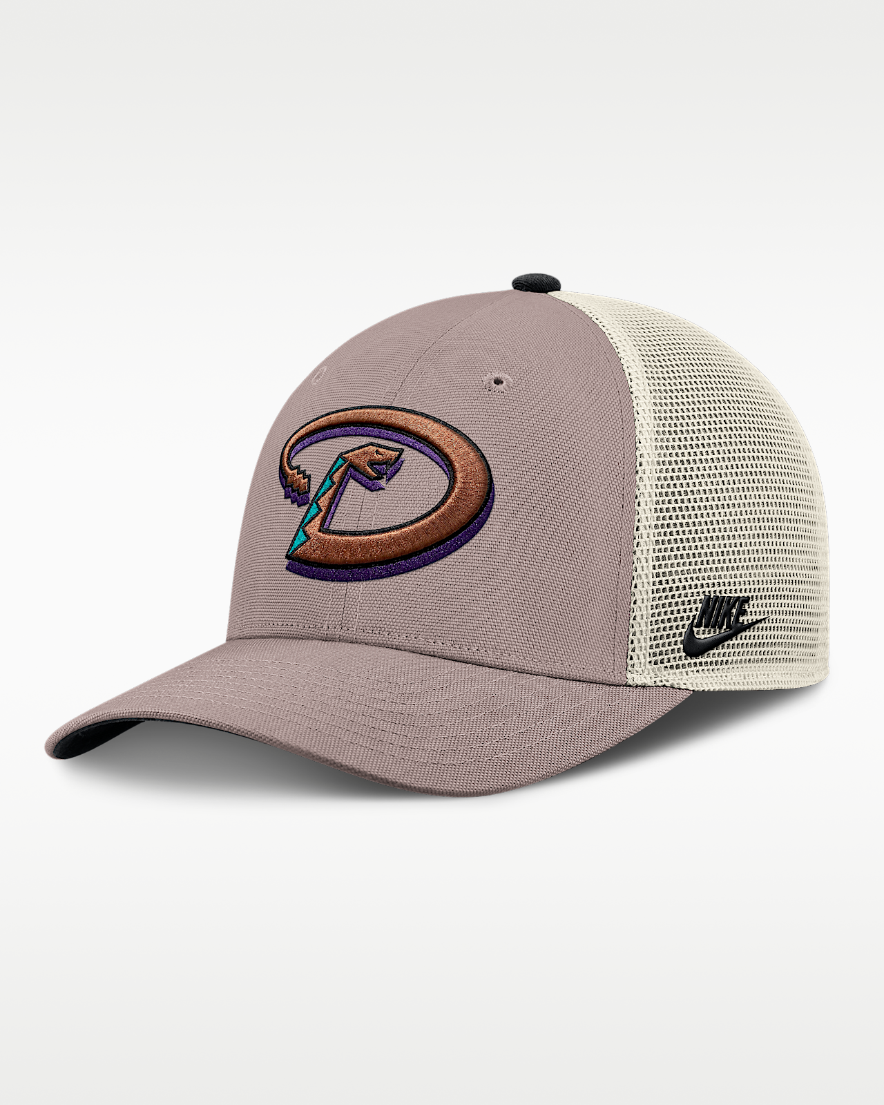 Мужские  Arizona Diamondbacks Cooperstown Rise Nike MLB Adjustable Trucker Hat