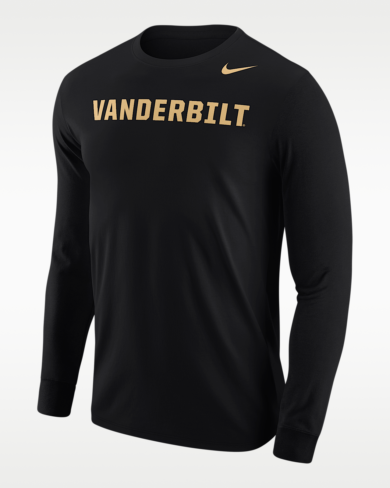 Мужская футболка Vanderbilt Commodores Nike Football Long-Sleeve для футбола