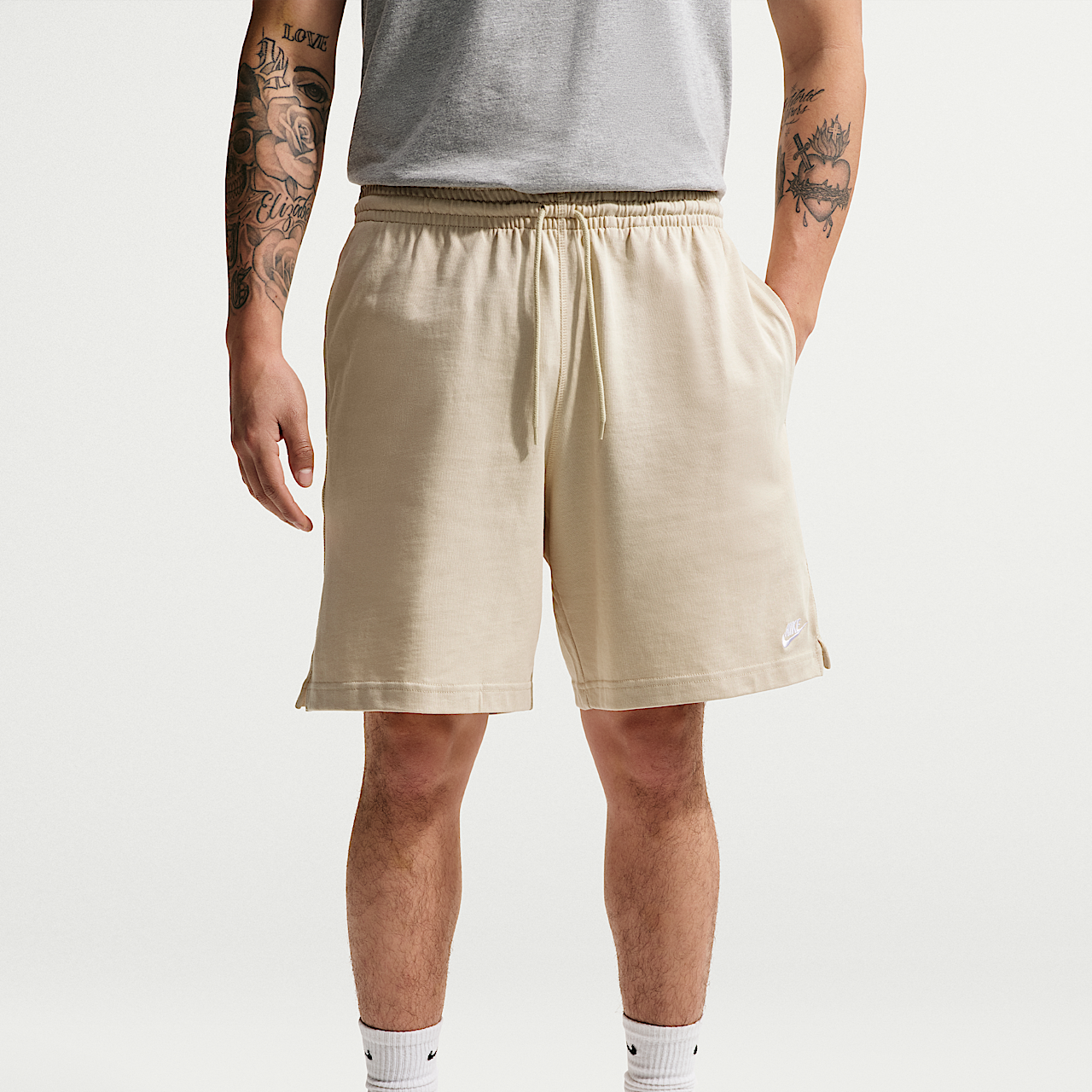 Nike  sneaker Light Khaki/Wit