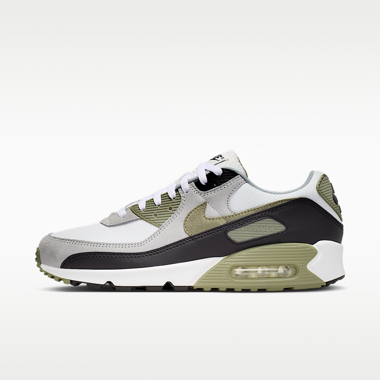 Nike Air max 90 sneaker Summit White/Light Pumice/Zwart/Silver Sage