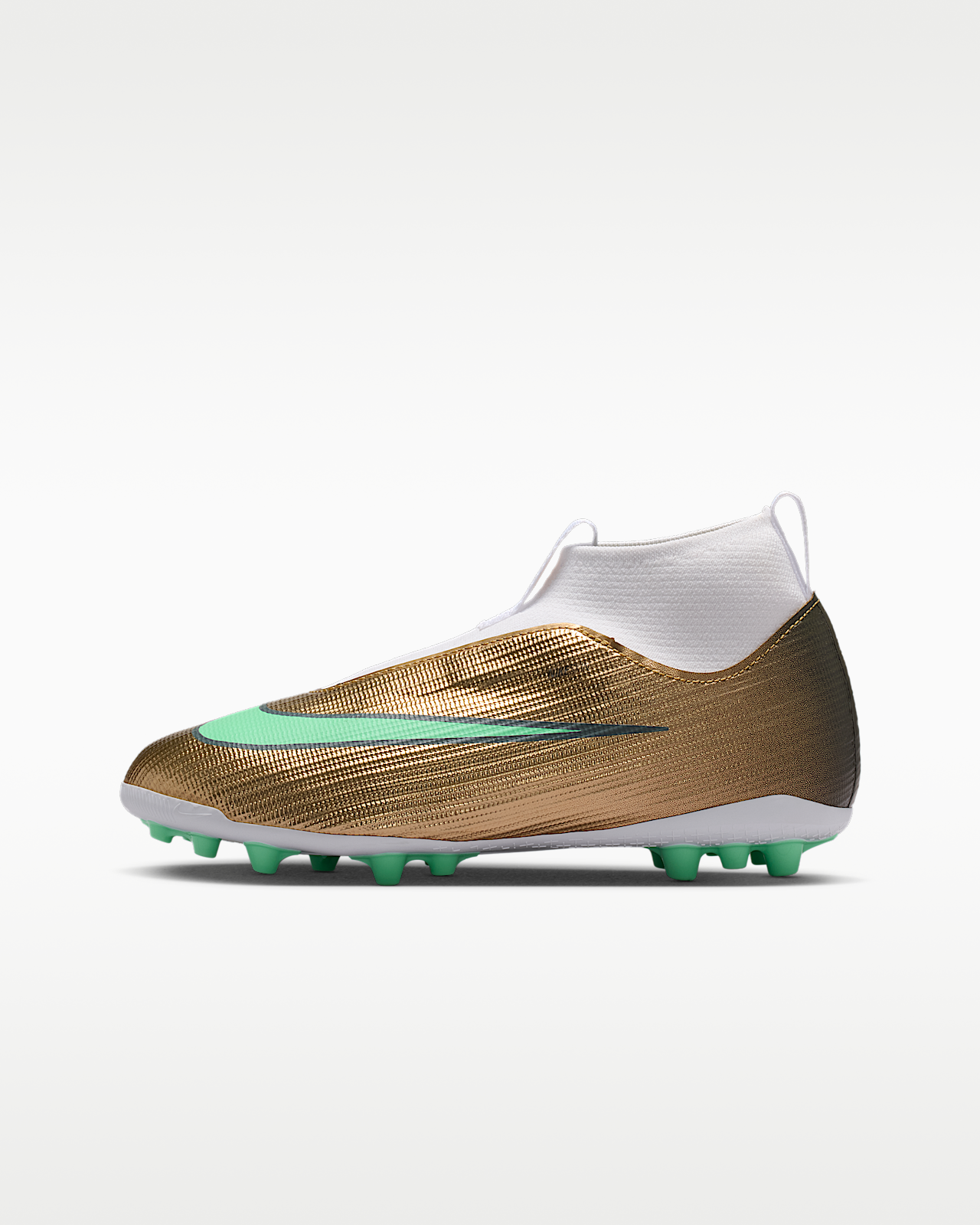 Nike  sneaker Metallic Gold/Green Glow