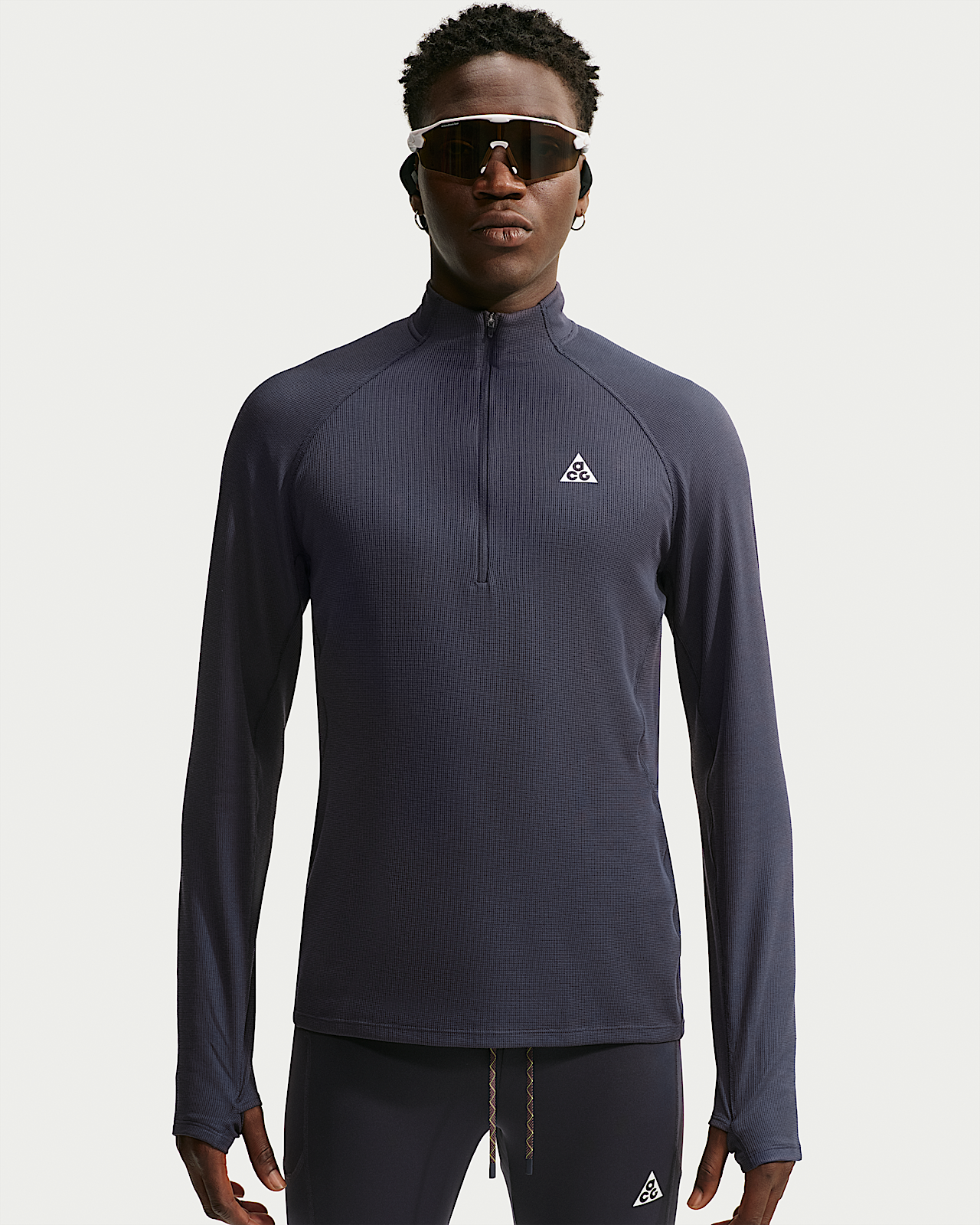 Мужские  Nike ACG Dri-FIT Mid-Layer 1/4-Zip Trail Top для бега
