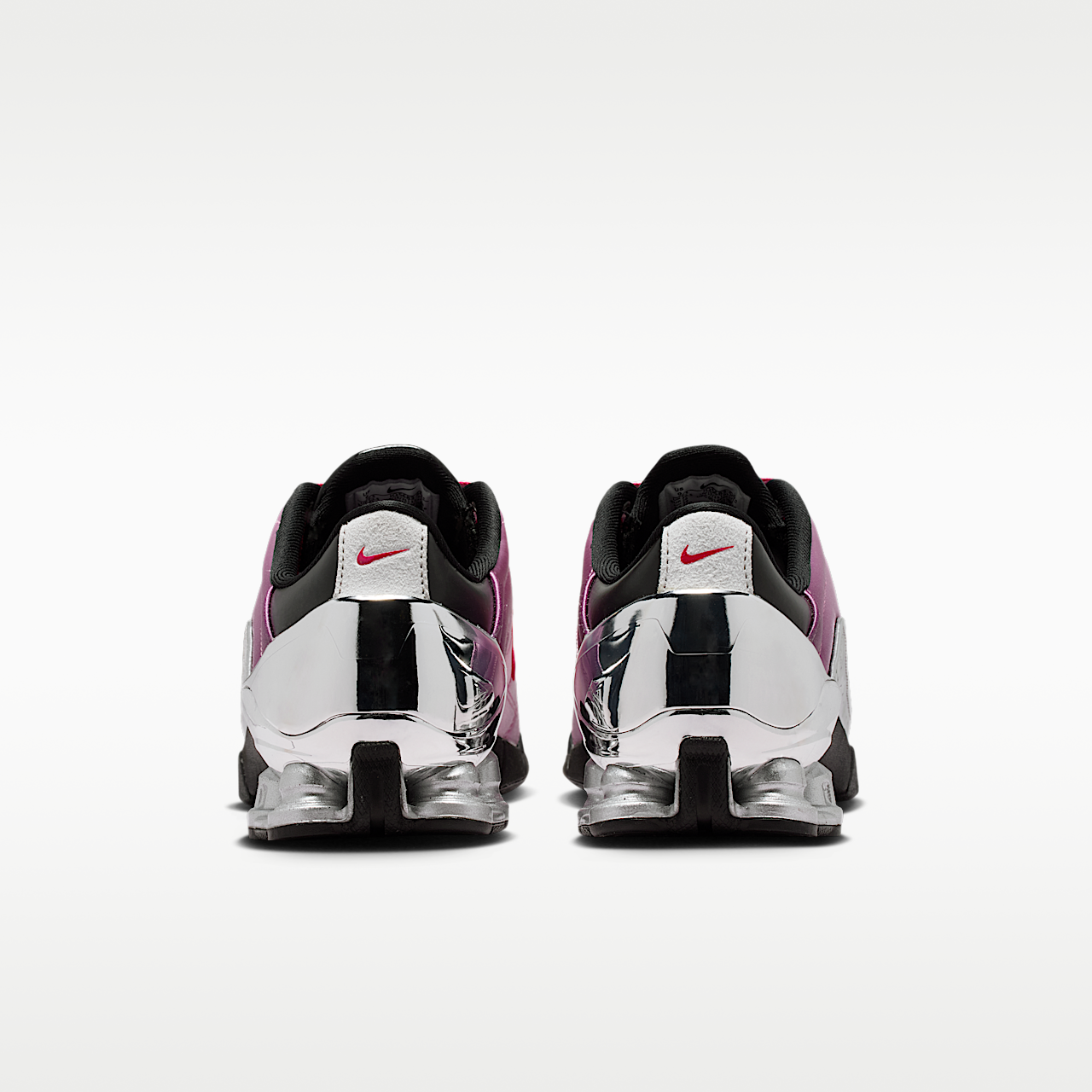 Nike Shox sneaker Shy Pink/Zwart/Metallic Silver/University Red