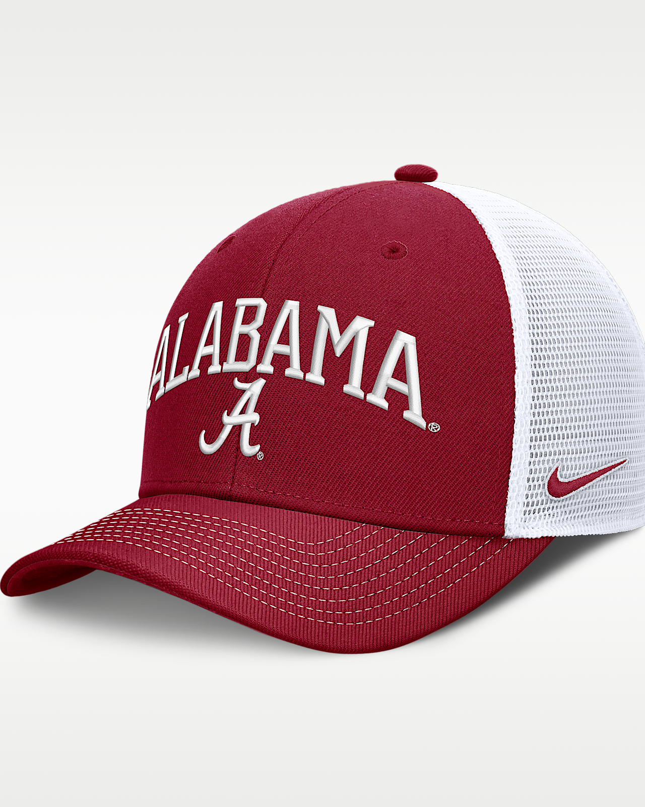 Женские  Alabama Primetime Arched Nike Dri-FIT College Trucker Adjustable Hat