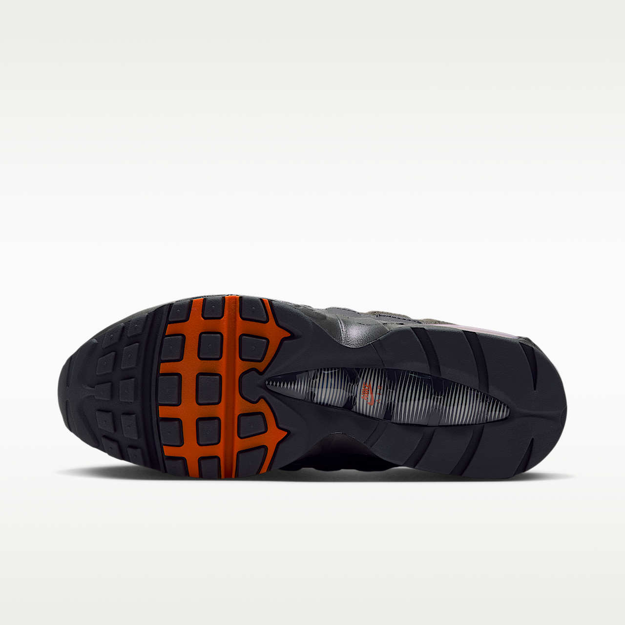 Nike Air Max sneaker Light Bone/Anthracite/Dark Loden/Safety Orange