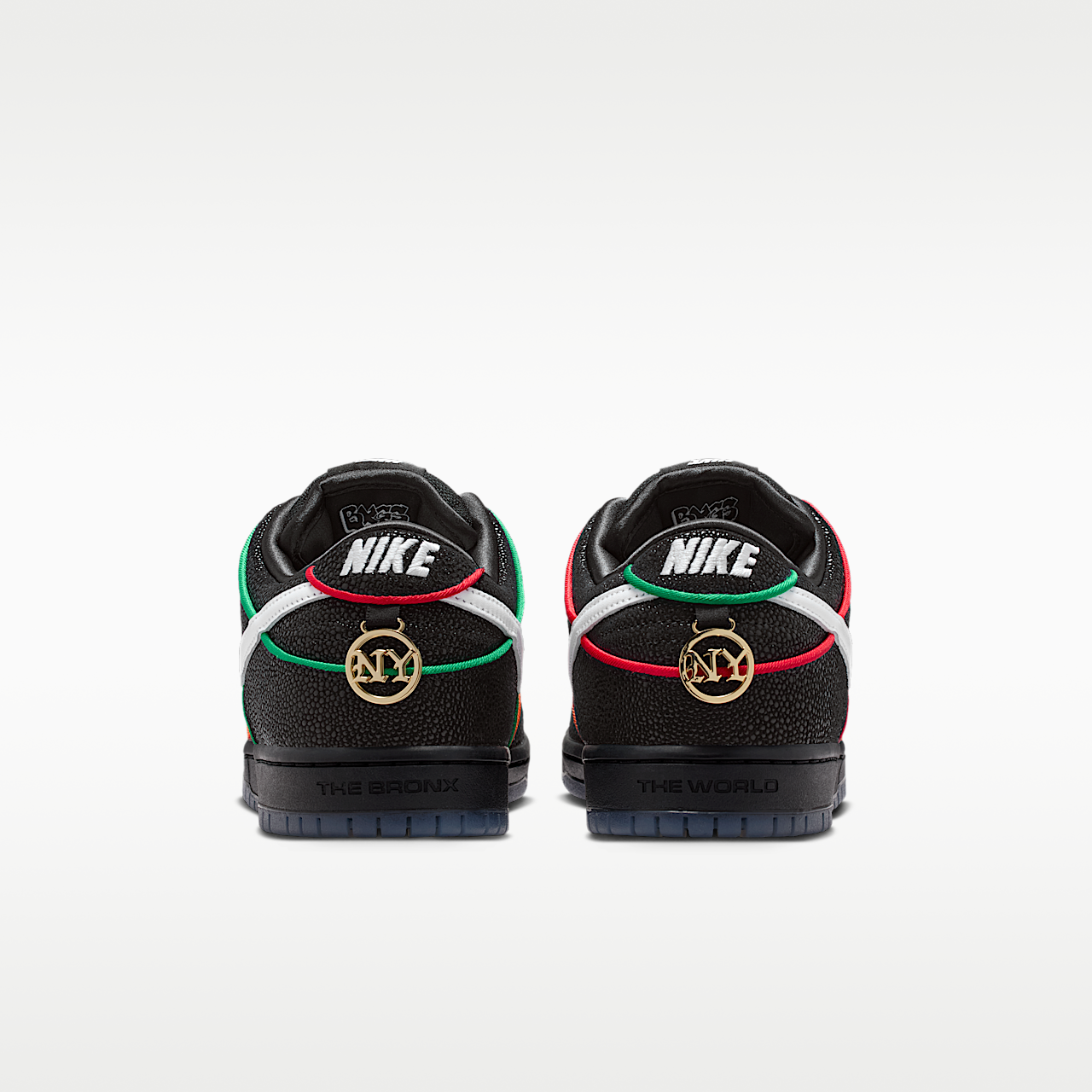 Nike Dunk Low sneaker Zwart/Challenge Red/Total Orange/Wit