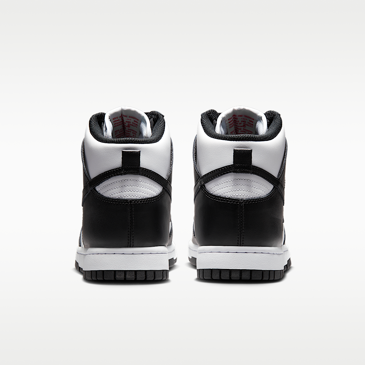 Nike Dunk High sneaker Wit/University Red/Zwart