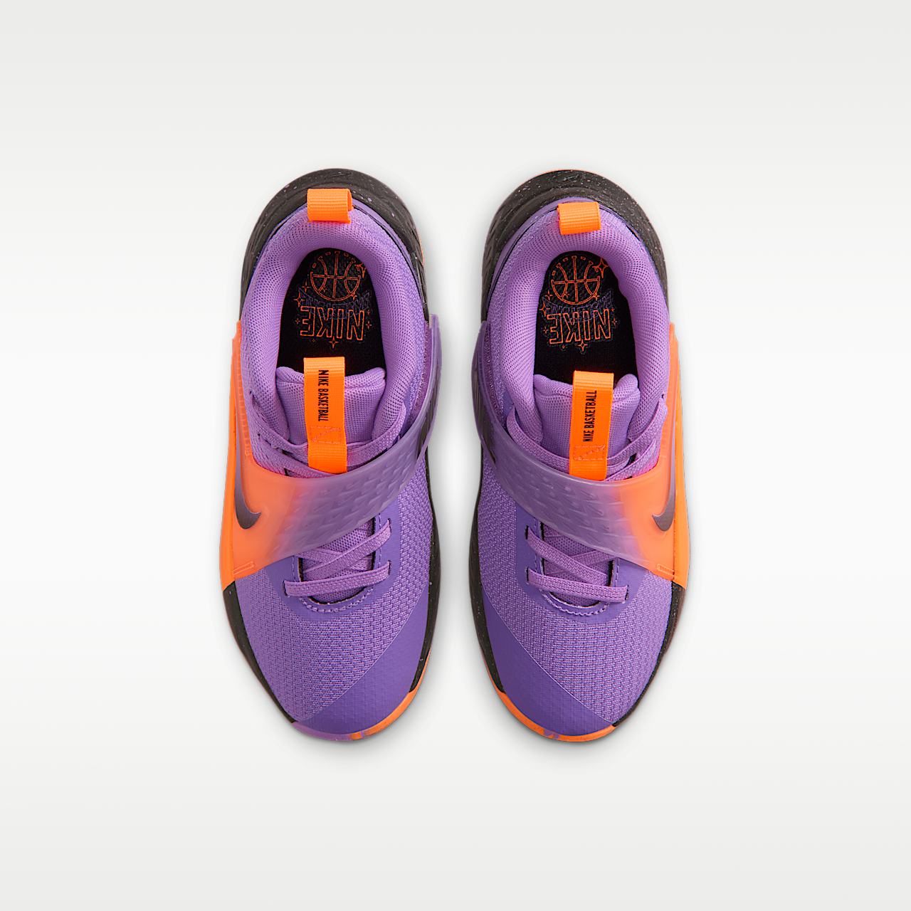 Nike  sneaker Bright Violet/Total Orange/Cool Grey/Zwart
