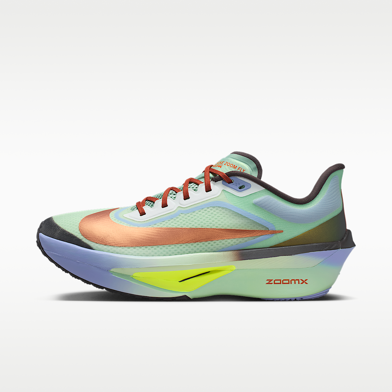 Nike  sneaker Steam/Frosted Spruce/Purple Fade/Rugged Orange